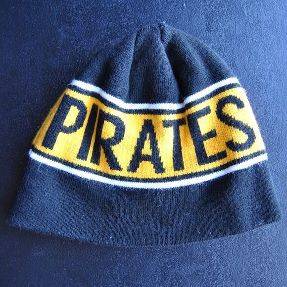 Pittsburgh Pirates MLB Genuine Merchandise Black & Yellow Winter Beanie - Picture 3 of 5